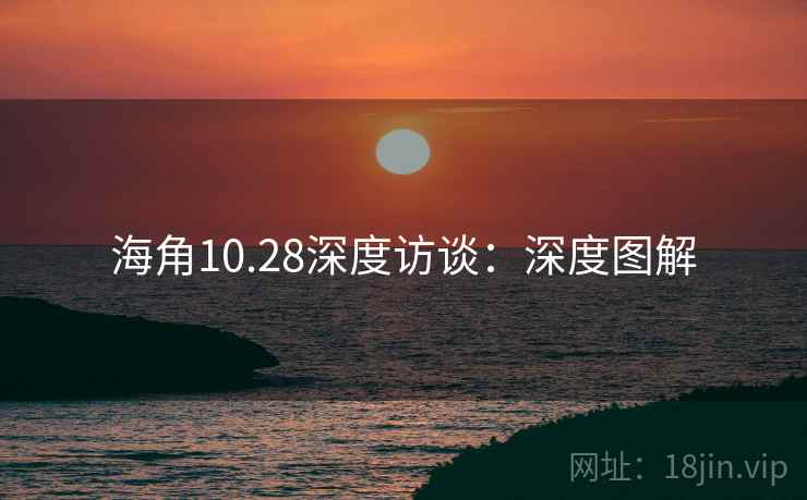 海角10.28深度访谈:深度图解